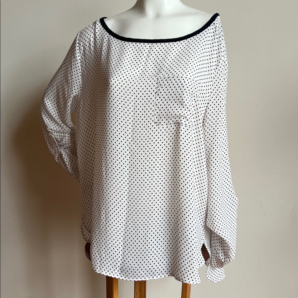LOFT Polka Dot Women's Top whimsy NWT